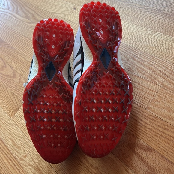 ADIDAS BOOST GOLF SHOES SPIKELESS WHITE BLACK SIZE 15 - Picture 5 of 5